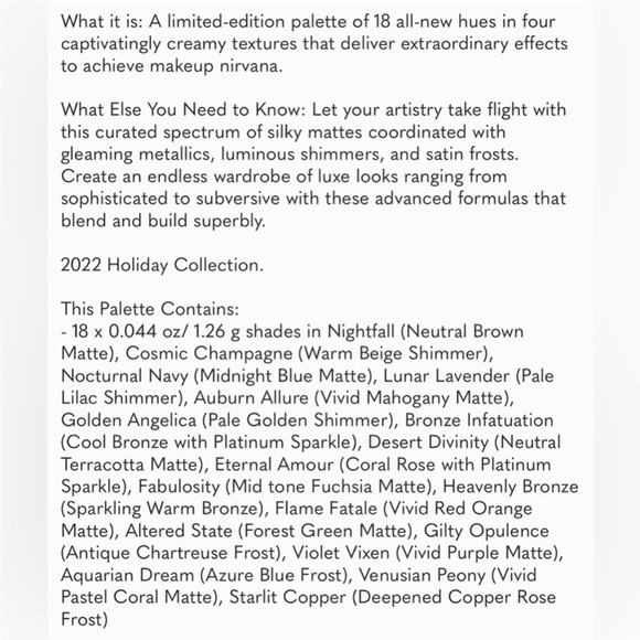 🆕 Pat McGrath - Celestial Nirvana Mega MTHRSHP Eyeshadow Palette 💖 - Picture 6 of 6